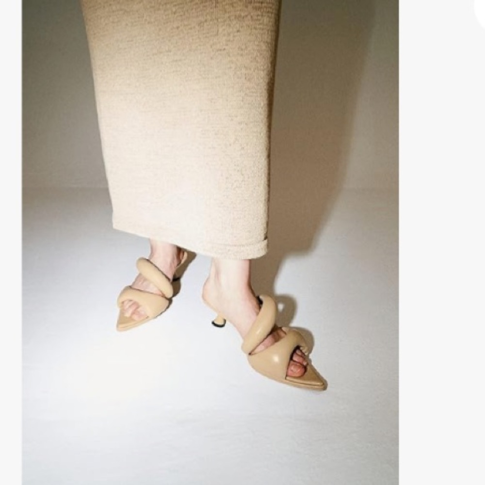 JW PEI Beige Heeled Sandals